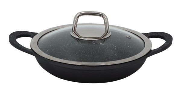 מחבת שקשוקה עם מכסה 20 ס"מ Mineral Stone