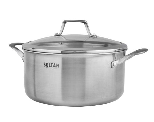 סיר נירוסטה 26 ס"מ 6.6 ליטר Trio