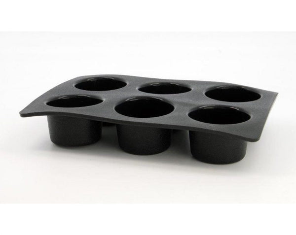תבנית סיליקון 6 מאפינס שקעים