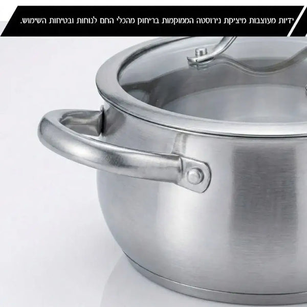סט סירים נירוסטה 6 חלקים