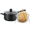 סיר צ'יפס Non Stick מבית Culinera בקוטר 24 סמ – טיגון קל, נוח ומדויק