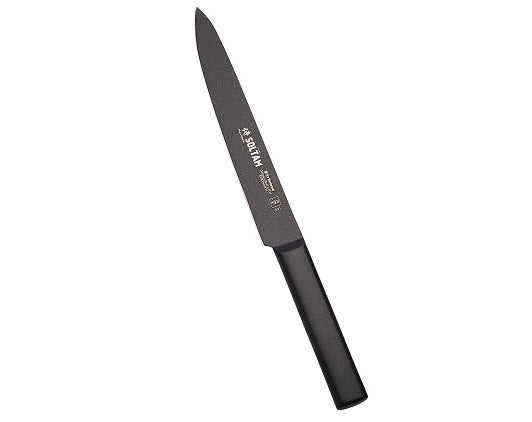 סכין פריסה 20 ס"מ ציפוי נון סטיק Black Edition סולתם