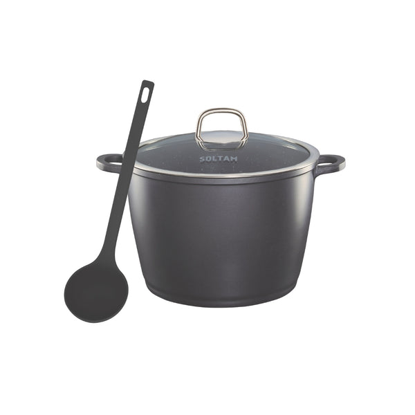סיר מרק 24 סמ 6.5 ליטר + כף –SOLTAM