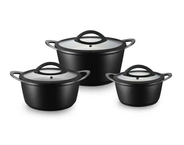 מארז סירים 6 חלקים מסדרת Vision מבית סולתם SOLTAM – בישול איכותי, נוחות ועיצוב מודרני