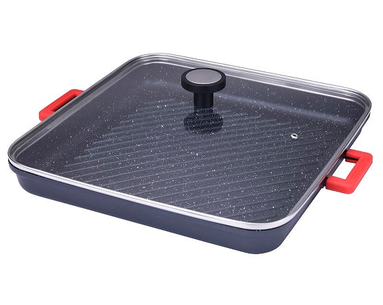 פלנצ'ה מרובעת 34*34 ס"מ עם מכסה