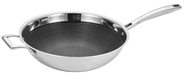 ווק 28 ס"מ נירוסטה Trio