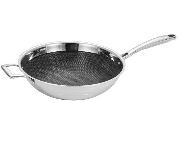 ווק 28 ס"מ נירוסטה Trio