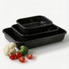 שלישיית תבניות אמייל ENAMELWARE שחור – סט אפייה והגשה איכותי לכל מטבח