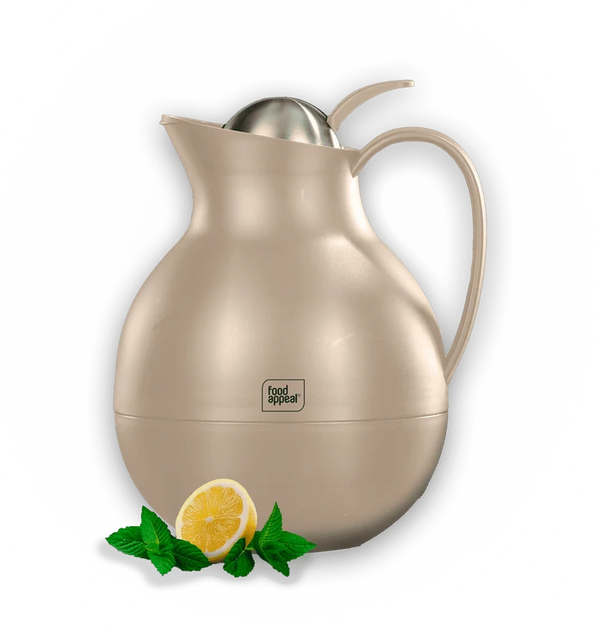 תרמוס כד מהודר 1 ליטר COFFEE COLLECTION BELLY מוקה – שמירה על חום בעיצוב אלגנטי