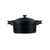 סיר יציקת אלומניום 20 ס"מ שחור RETRO