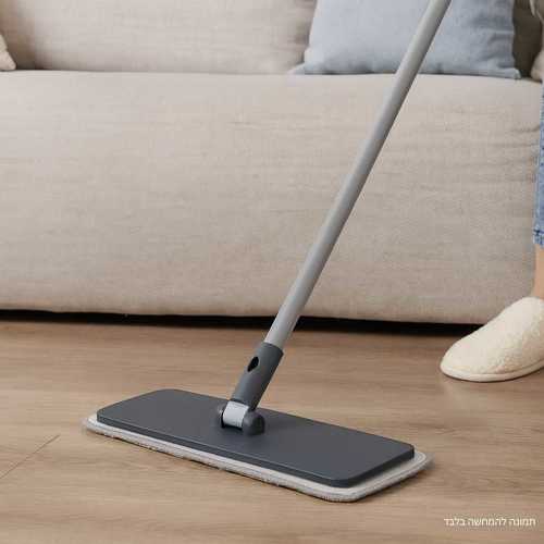 מגב שטוח עם פד מיקרופייבר 40×10.5 סמ Dalo– ניקוי קל ויעיל לכל סוגי הרצפות